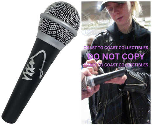 Taylor Momsen Signed Microphone COA Proof Autographed Mic Pretty Reckless