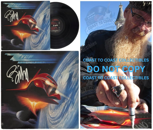 Billy Gibbons Signed ZZ Top Afterburner Album COA Proof Autographed Vinyl