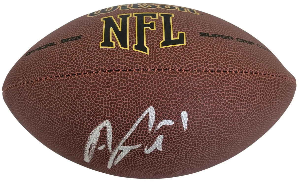 Arik Armstead Signed Football COA Proof Autographed Jaguars 49ers Oregon Ducks