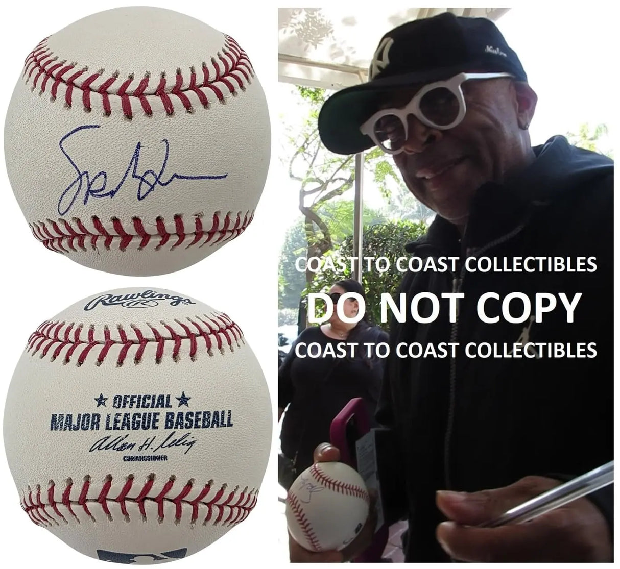Spike Lee Signed Baseball COA Exact Proof Autographed