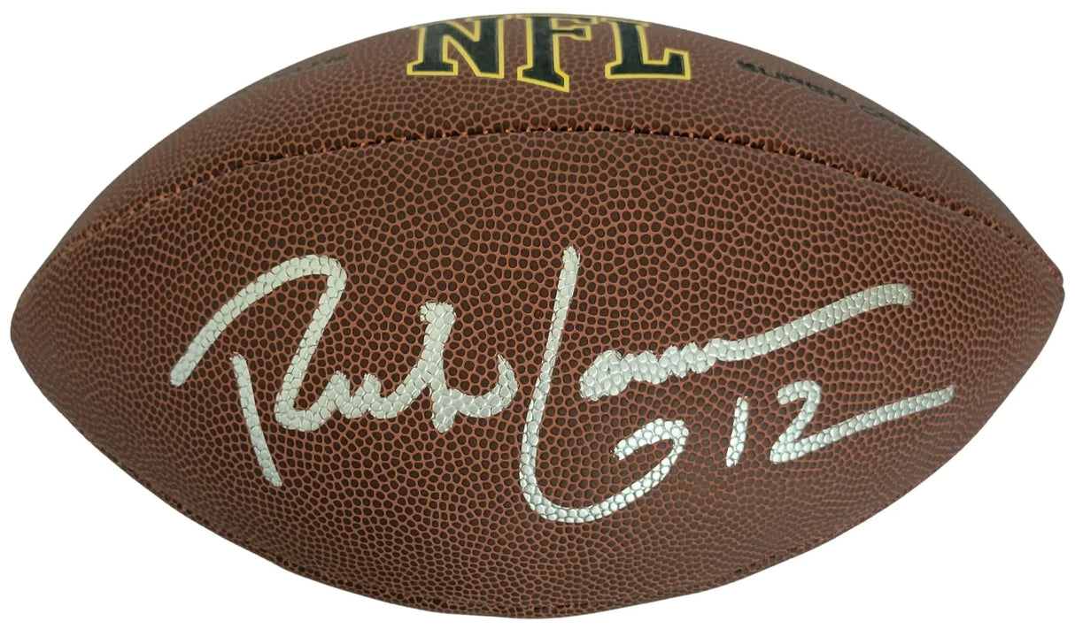 Rich Gannon Signed Football Proof COA Autographed Oakland Raiders KC Chiefs