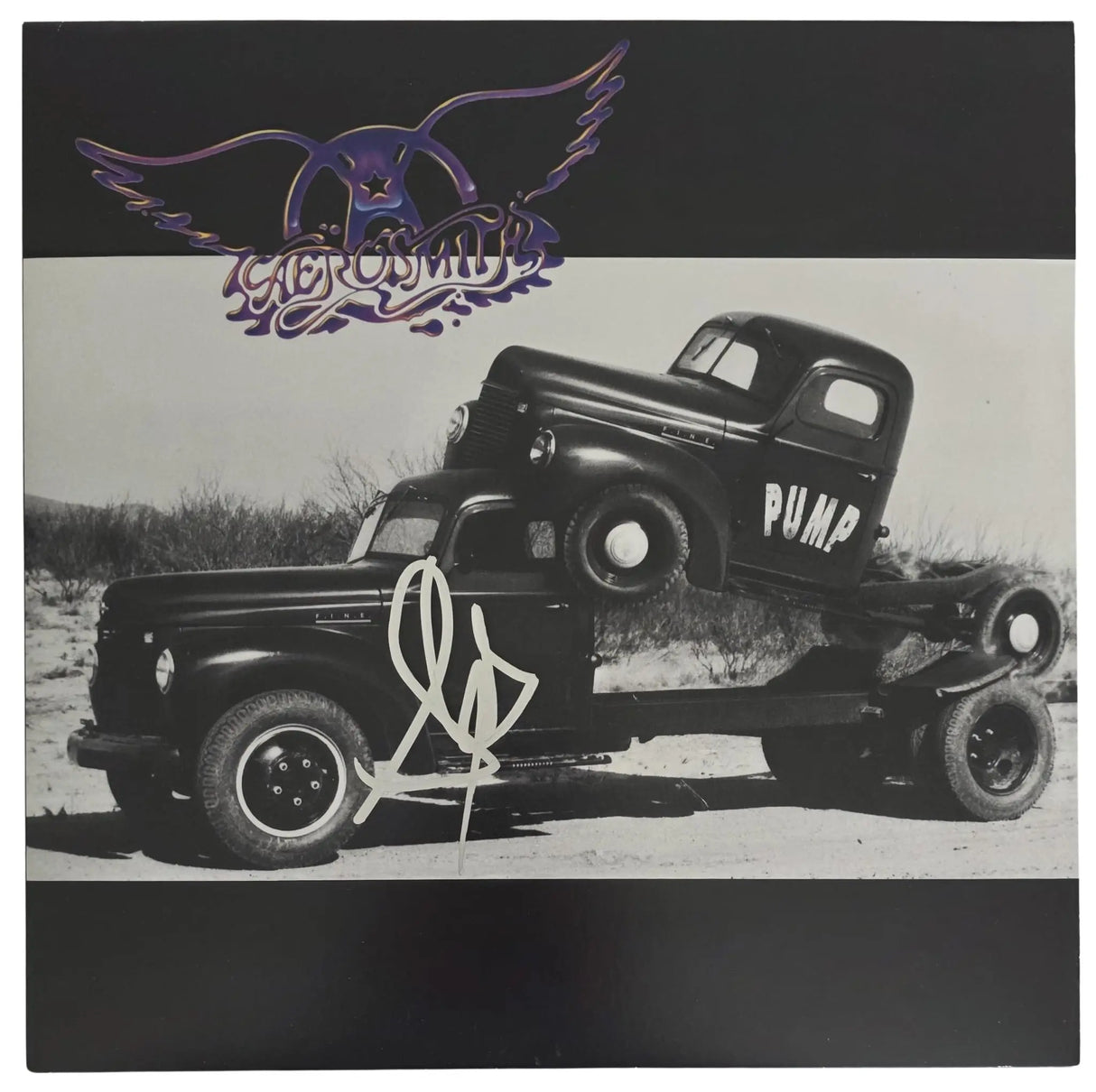 Steven Tyler Signed Aerosmith Pump Album COA Proof Autographed Vinyl Record