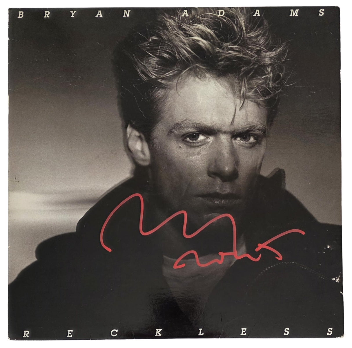 Bryan Adams Signed Reckless Album COA Exact Proof Autographed Vinyl Record