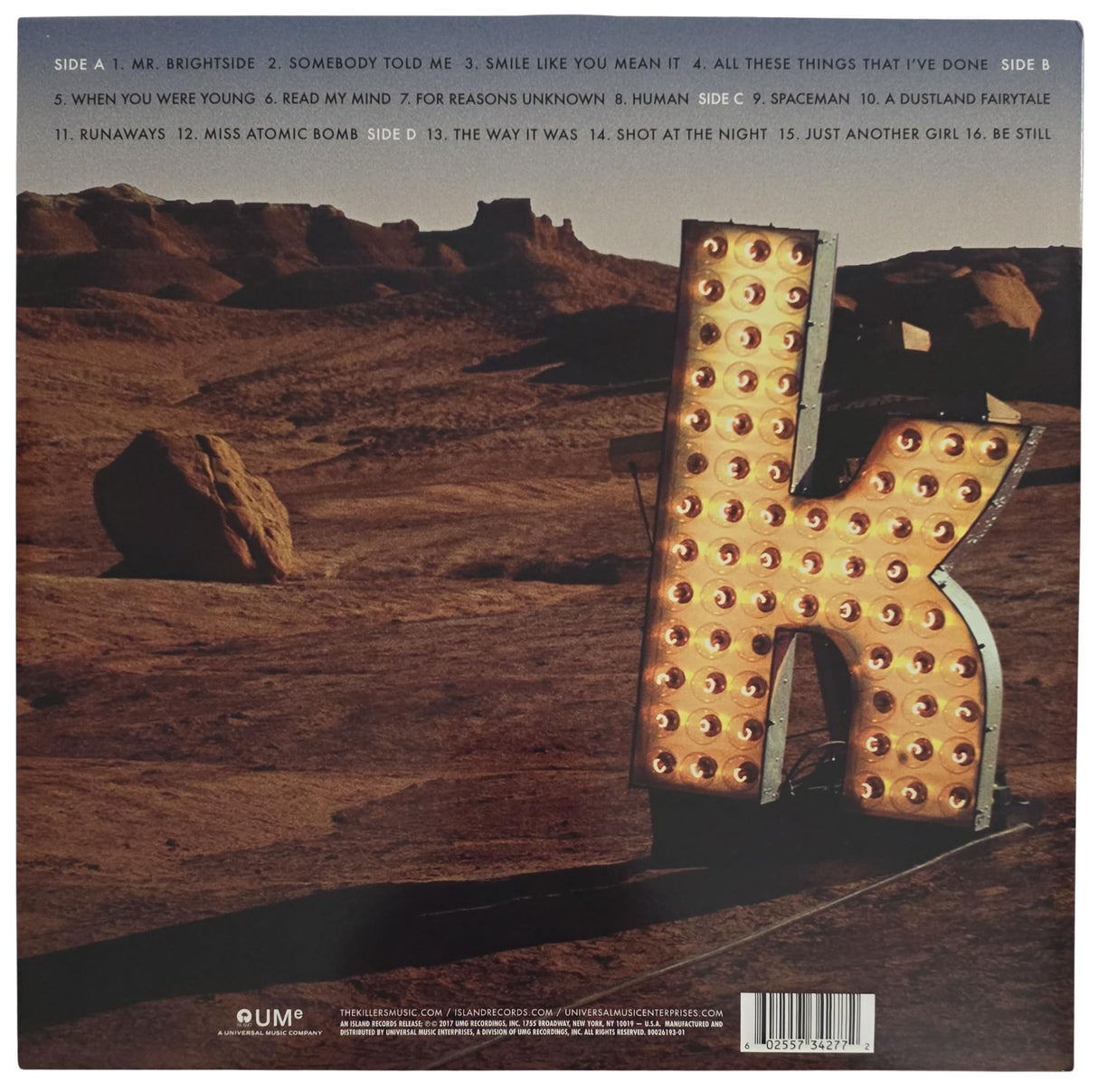 Brandon Flowers Signed The Killers Direct Hits Album COA Proof Autographed Vinyl Record