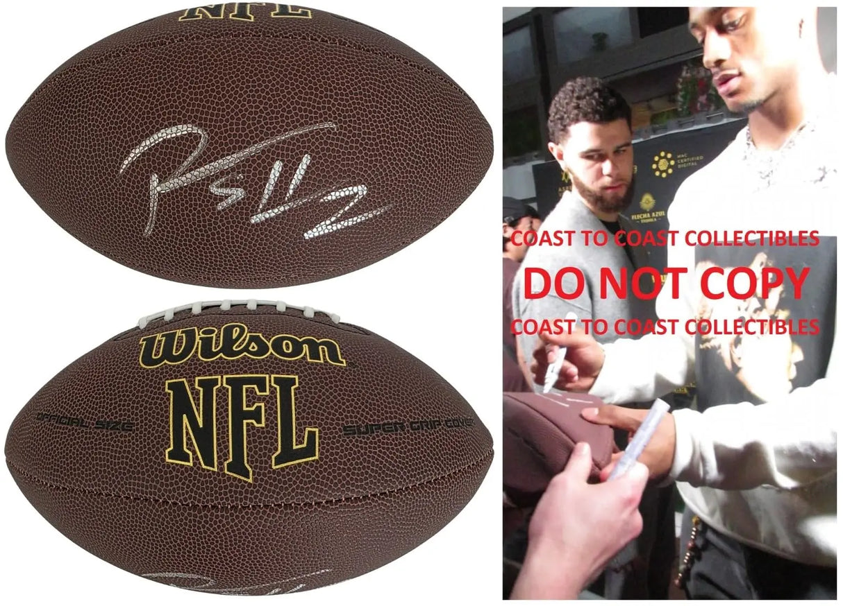 Patrick Surtain Signed Football COA Autographed Denver Broncos Alabama