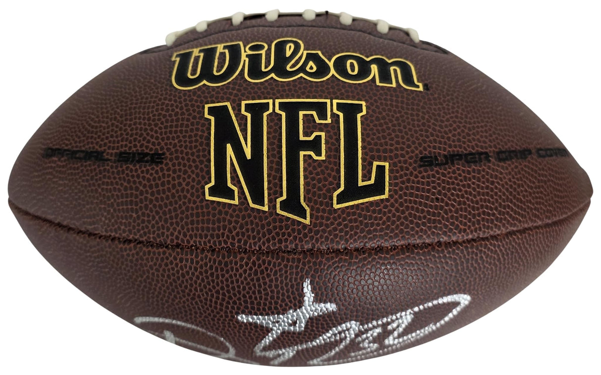 Ricky Watters Signed Football Proof COA Beckett 49ers Seahawks Eagles Notre Dame