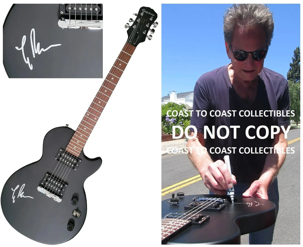 Lindsey Buckingham Signed Les Paul Guitar COA Proof autographed Fleetwood Mac