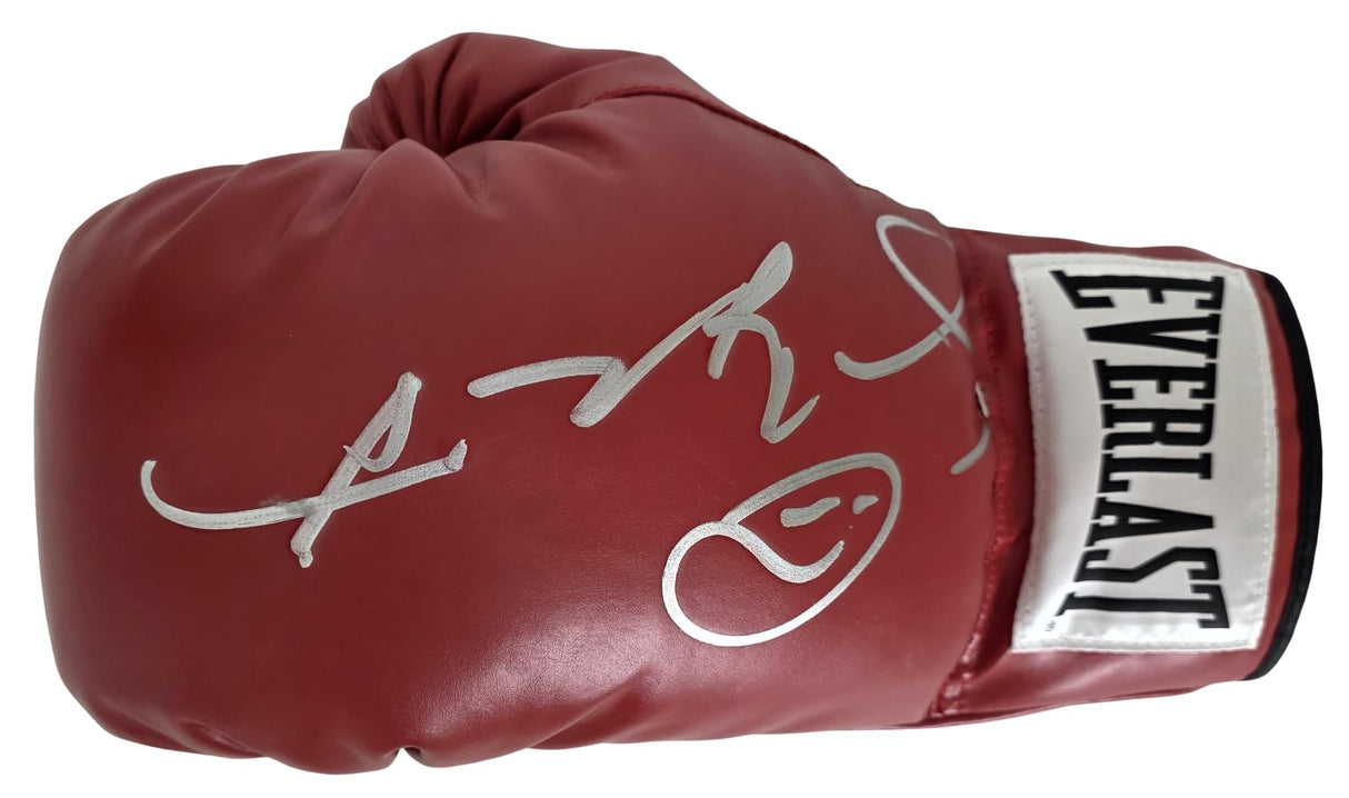 Sugar Ray Leonard Signed Boxing Glove COA Proof Autographed Boxing Champion