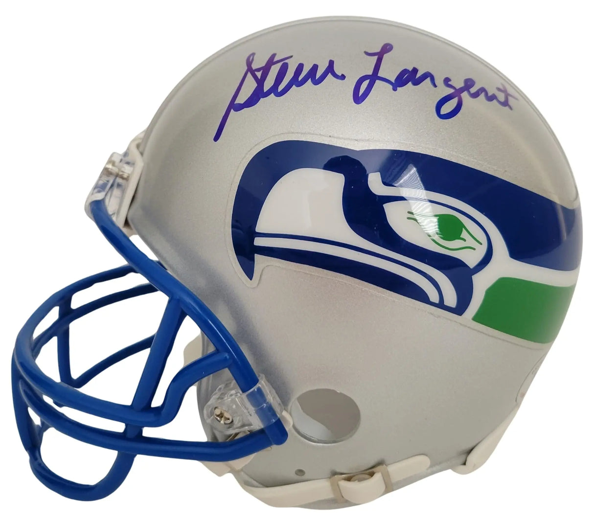 Steve Largent Signed Mini Football Helmet Proof Beckett COA Autographed Seattle Seahawks