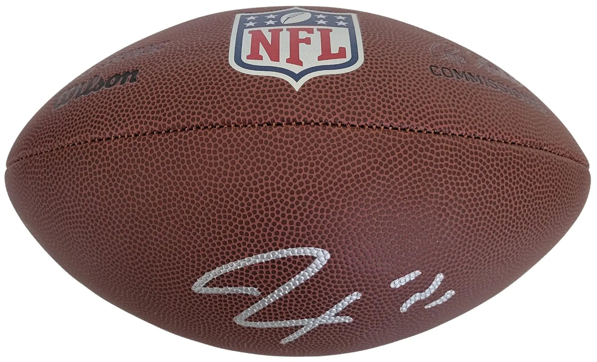 Jaxson Smith Njigba Signed Duke Football Proof COA Autographed Seattle Seahawks Ohio State