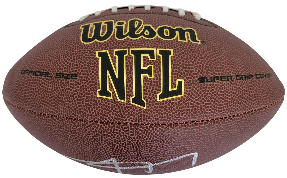 Johnny Manziel Signed Football Proof COA Autographed Texas A&M Aggies Heisman