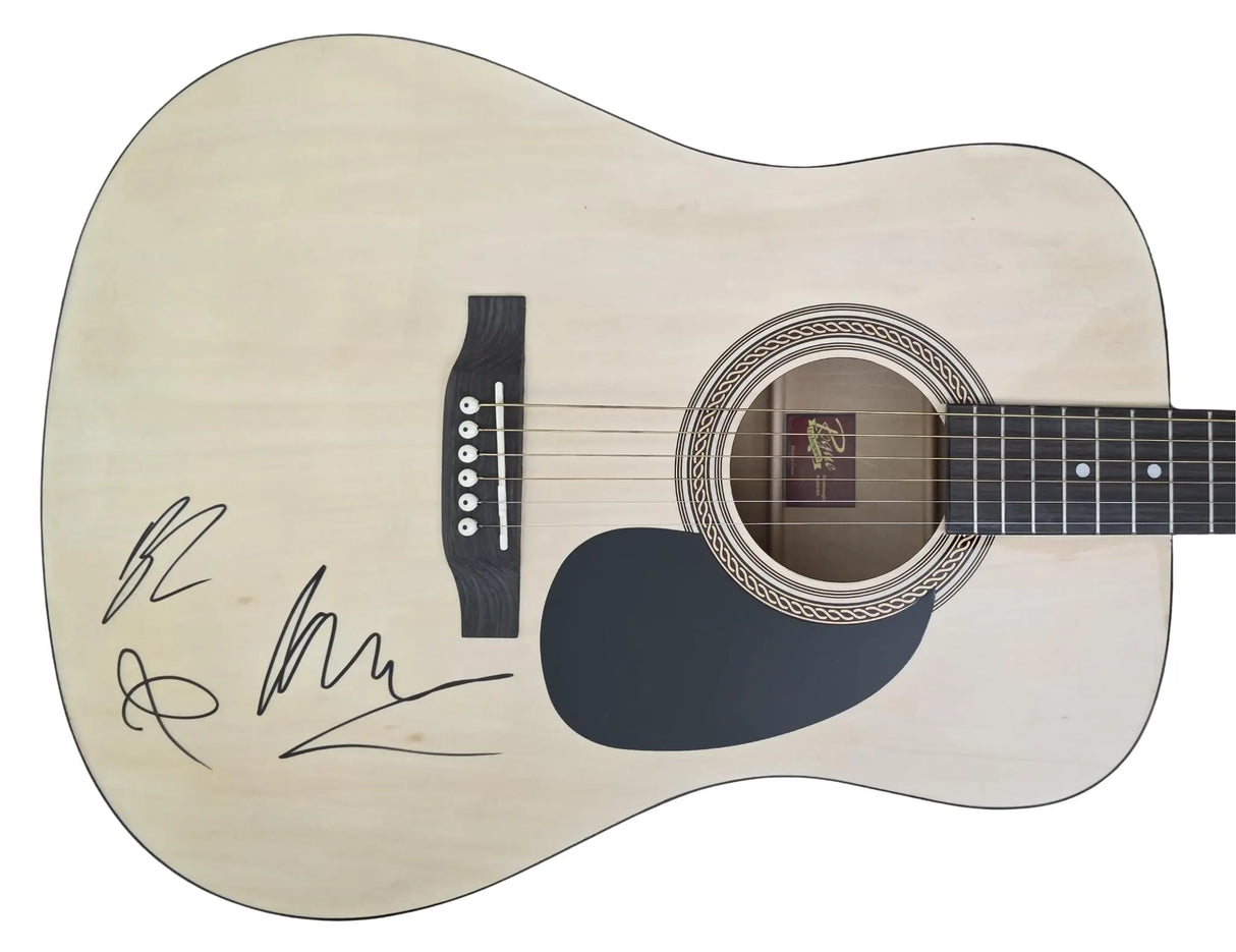 Mumford & Sons Band Signed Full Size Acoustic Guitar COA Exact Proof Autographed