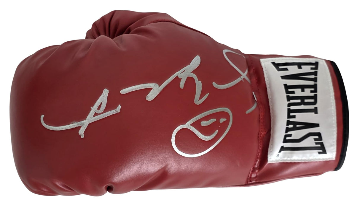 Sugar Ray Leonard Signed Boxing Glove COA Proof Autographed Boxing Champion