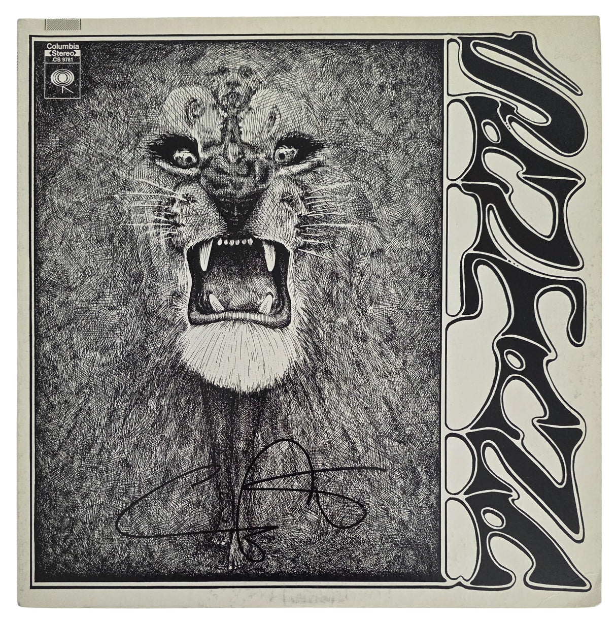 Carlos Santana Signed Santana Album COA Exact Proof Autographed Vinyl Record