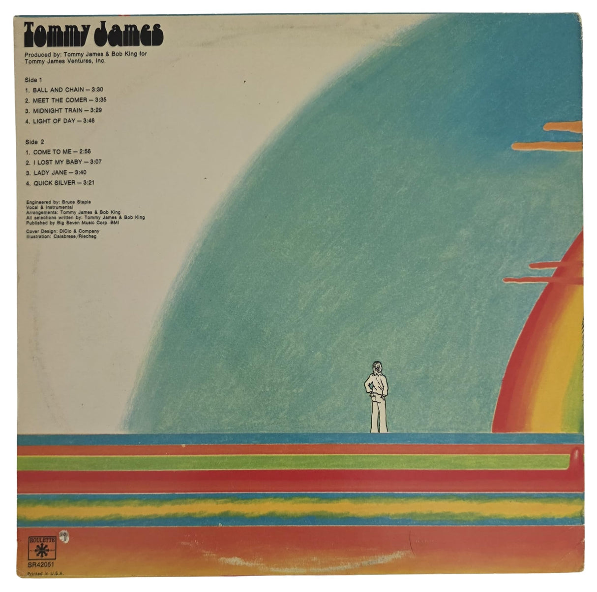 Tommy James Signed Midnight Train Album COA Exact Proof Autographed Vinyl Record