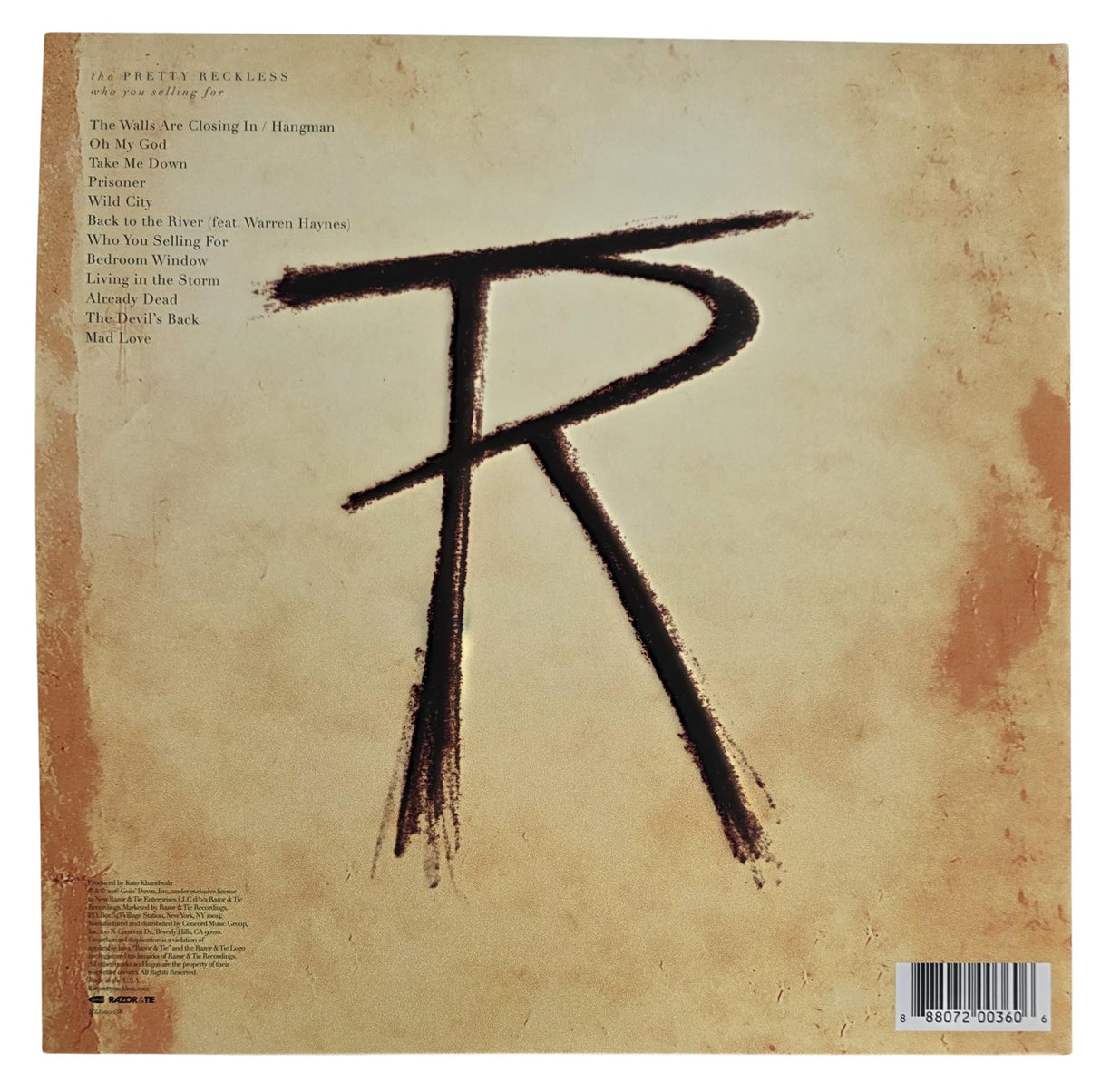 Taylor Momsen Signed The Pretty Reckless Who You Selling For Album COA Proof Autographed Vinyl Record