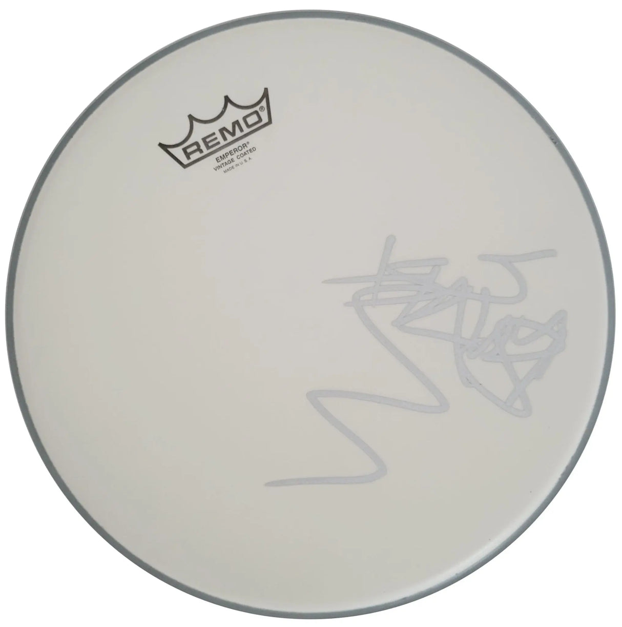 Travis Barker Blink 182 Drummer Signed 12'' Drumhead COA Exact Proof Autographed