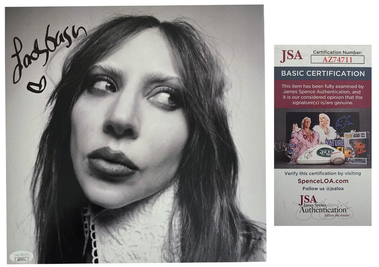 Lady Gaga Mayhem Album Signed Insert Flat JSA COA Autographed Vinyl Record