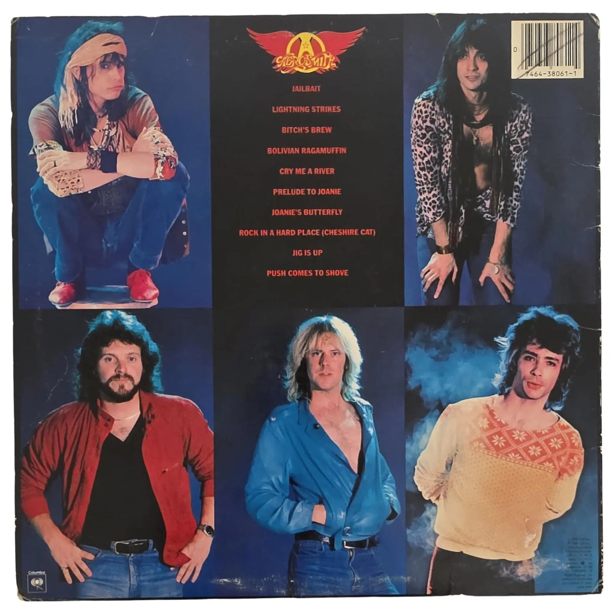 Steven Tyler Signed Aerosmith Rock in a Hard Place Album COA Proof Autographed Vinyl Record