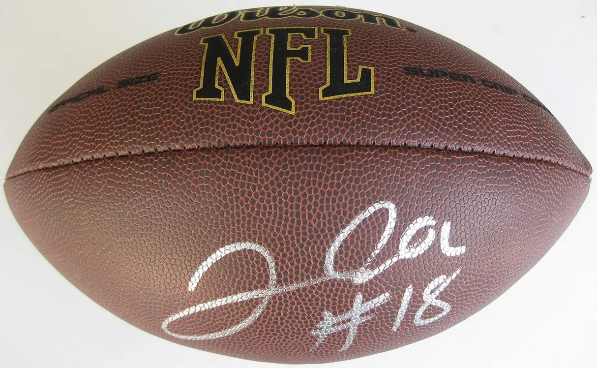 Josh Doctson Signed Football COA Proof TCU Horned Frogs Washington