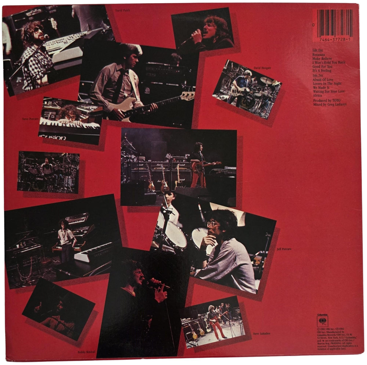 Steve Lukather Signed Toto IV Album COA Exact Proof Autographed Vinyl Record