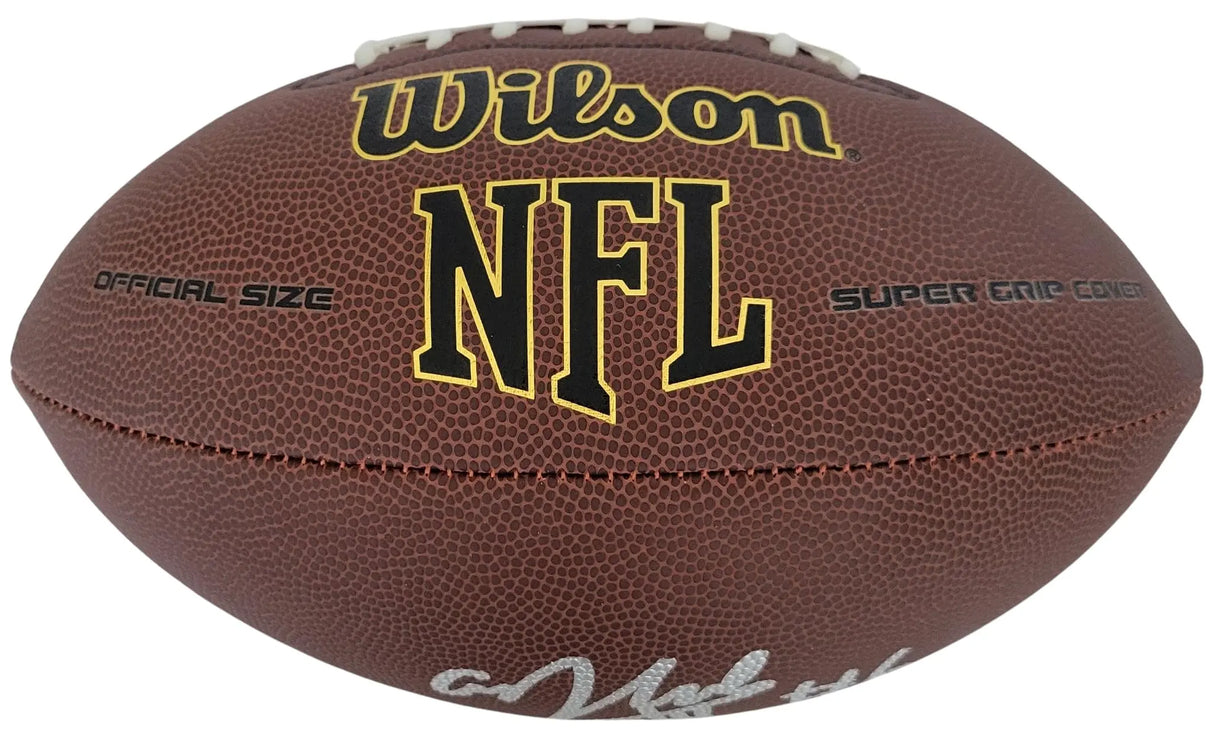 AJ Cole Signed Football Proof COA Autographed Las Vegas Raiders NC State