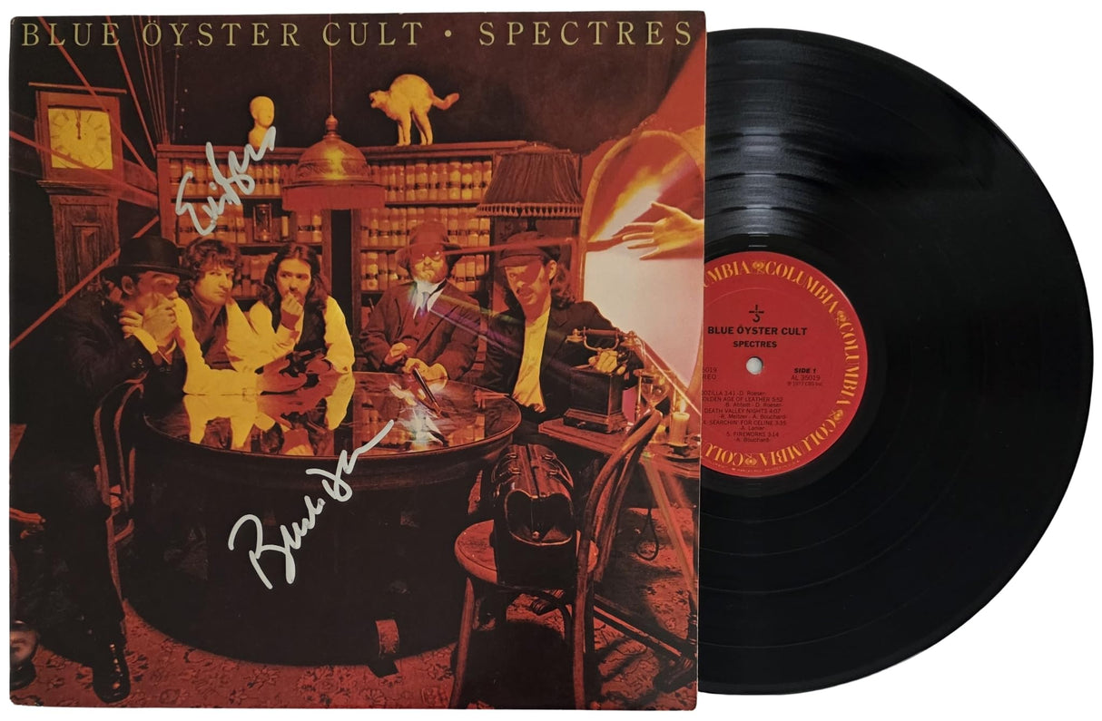 Blue Oyster Cult Signed Spectres Album COA Proof Autographed Vinyl Record