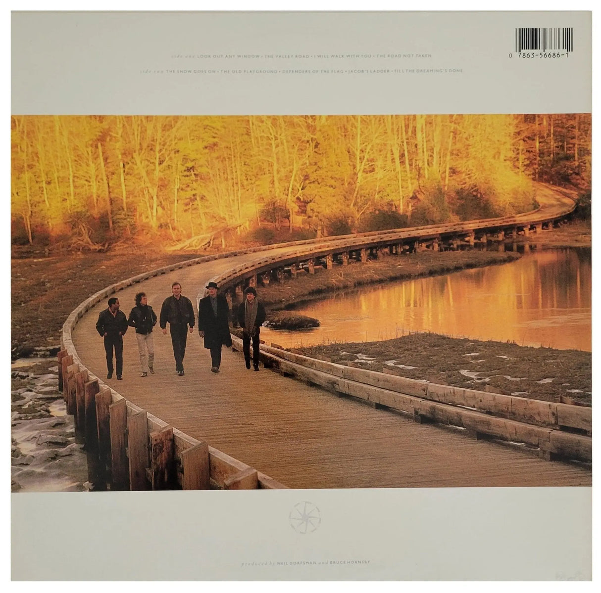 Bruce Hornsby Signed Scenes From The Southside Album COA Proof Vinyl Record Autographed