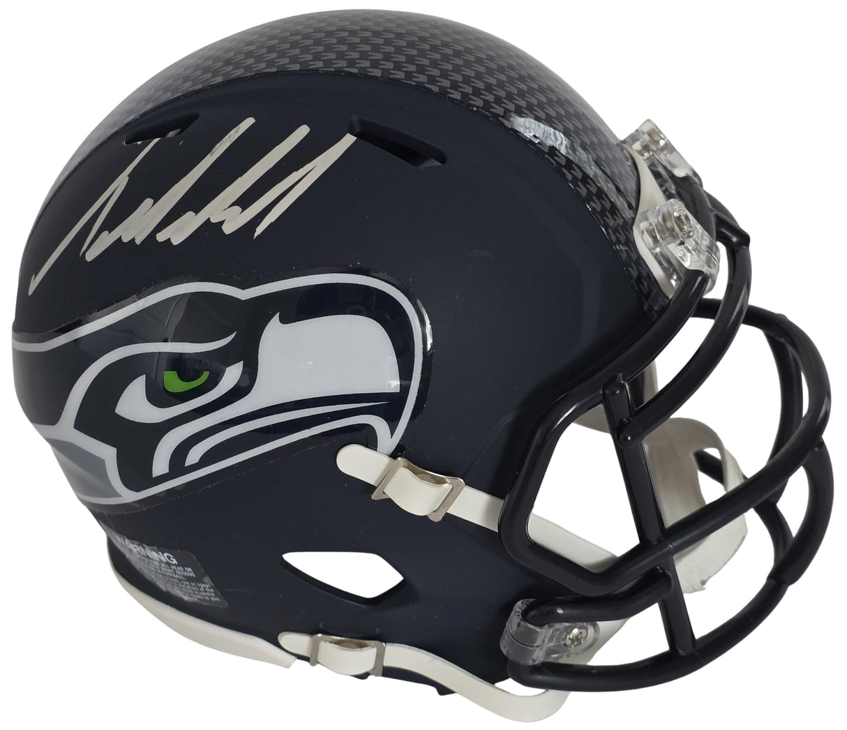 Mike Macdonald Signed Seattle Seahawks Mini Football Helmet Proof COA Autographed