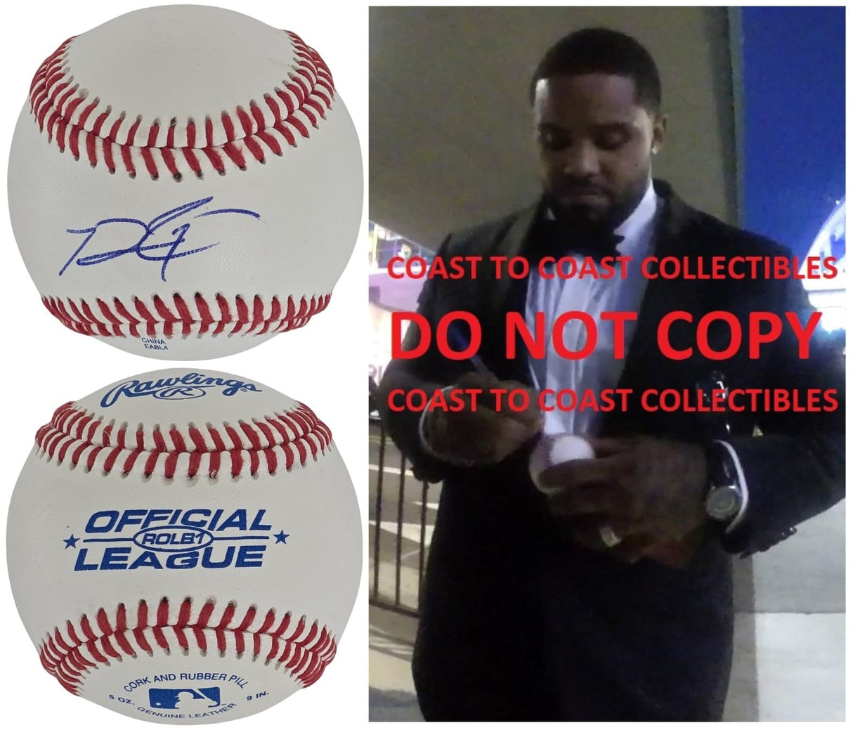 Prince Fielder Signed Baseball COA Proof Autographed Rangers Tigers Brewer