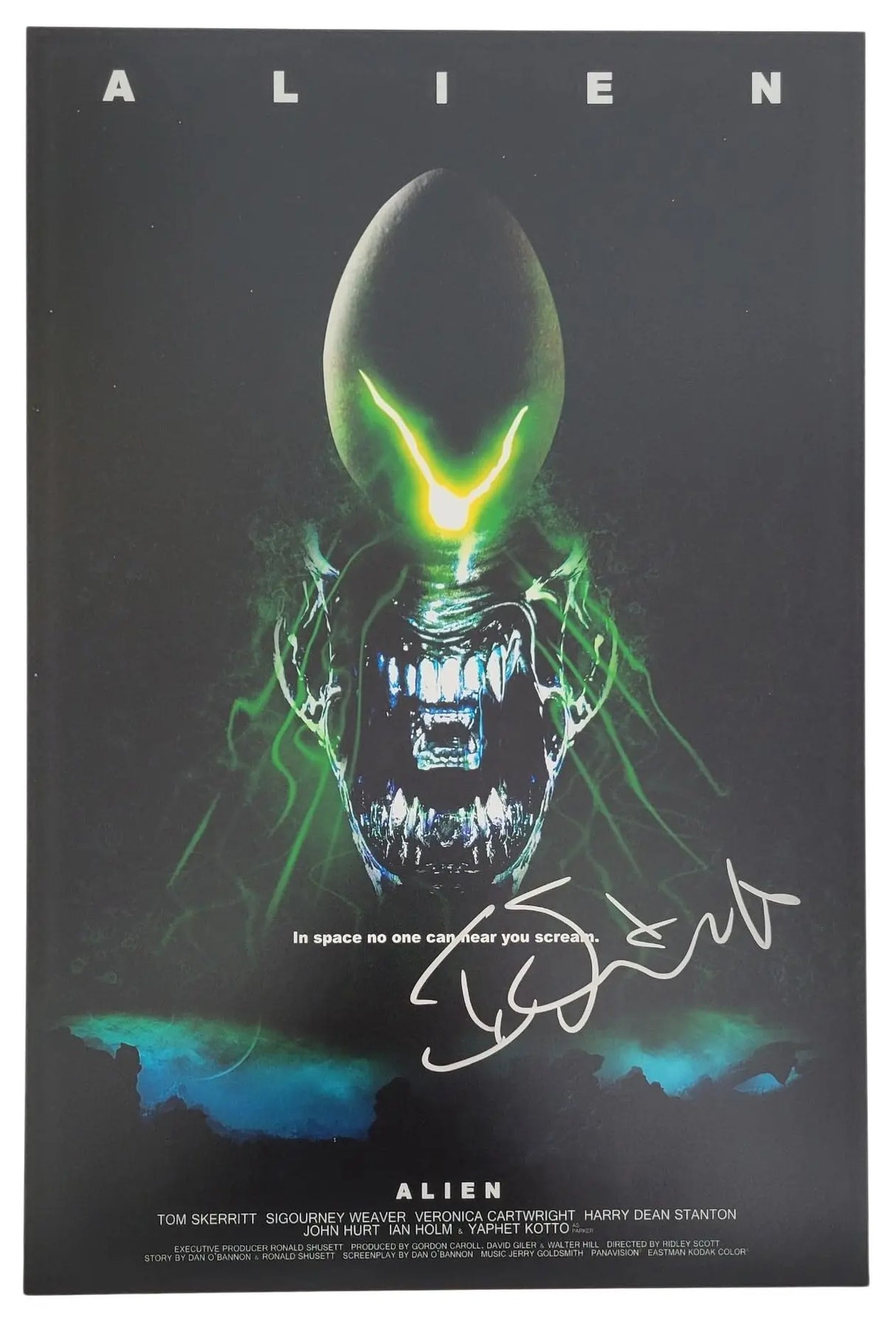 Tom Skerritt Signed Alien 12x18 Photo COA Exact Proof Autographed Poster STAR