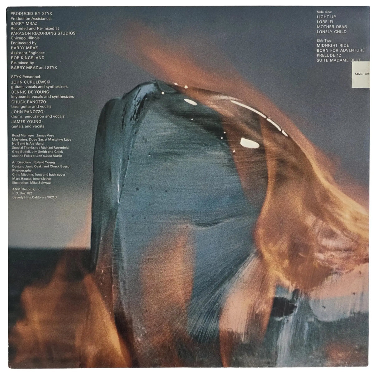 Tommy Shaw & James Young Signed Styx Equinox Album COA Proof Autographed Vinyl Record