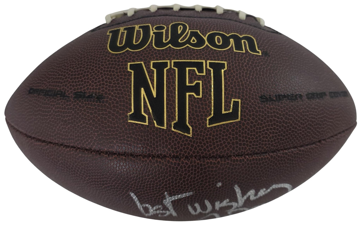 Jim Zorn Signed Football Exact Proof COA Autographed Seattle Seahawks