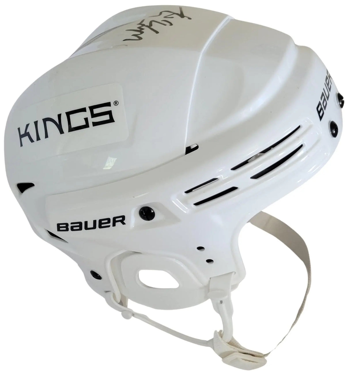 Wayne Gretzky Signed LA Kings Full Size Hockey Helmet Exact Proof COA Autographed