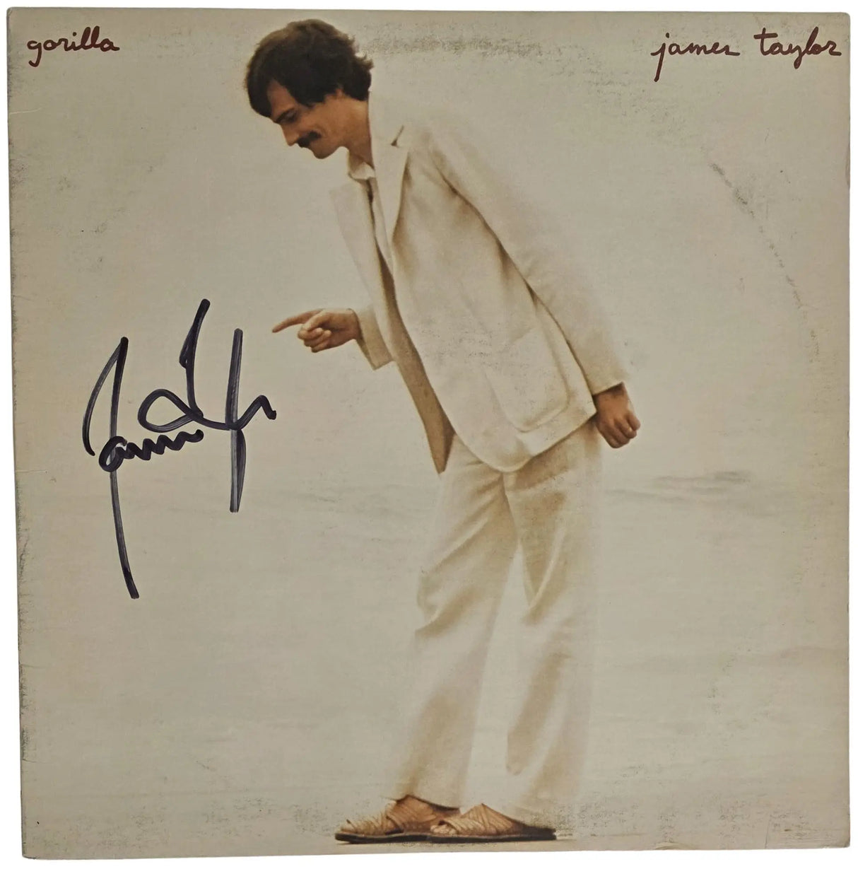 James Taylor Signed Gorilla Album COA Exact Proof Autographed Vinyl Record