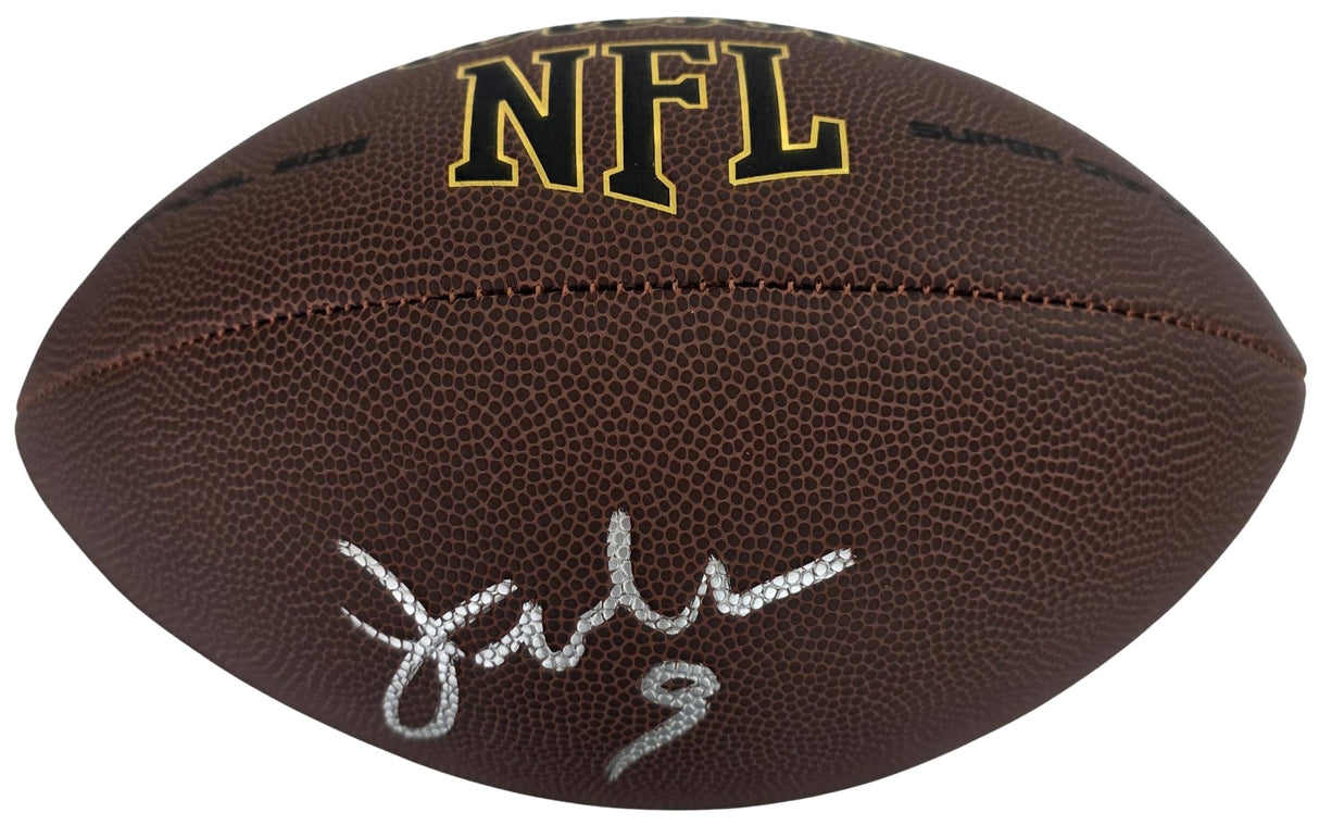 Jim McMahon Signed Football COA Proof Autographed Chicago Bears Philadelphia Eagles