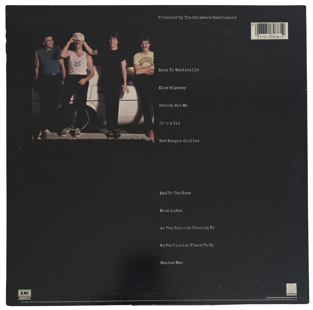 George Thorogood Signed Bad to the Bone Album COA Proof Autographed Vinyl Record