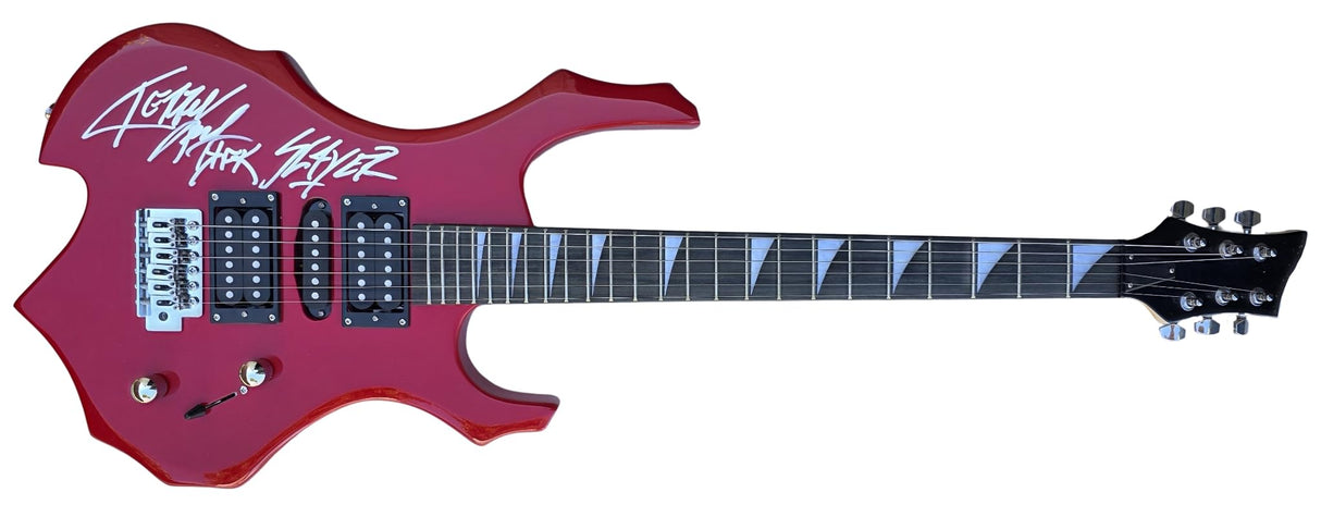 Kerry King Signed Full Size Electric Metal Guitar COA Exact Proof Autographed Auto Slayer