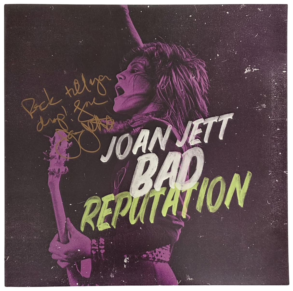 Joan Jett Signed Bad Reputation Album COA Exact Proof Autographed Vinyl Record