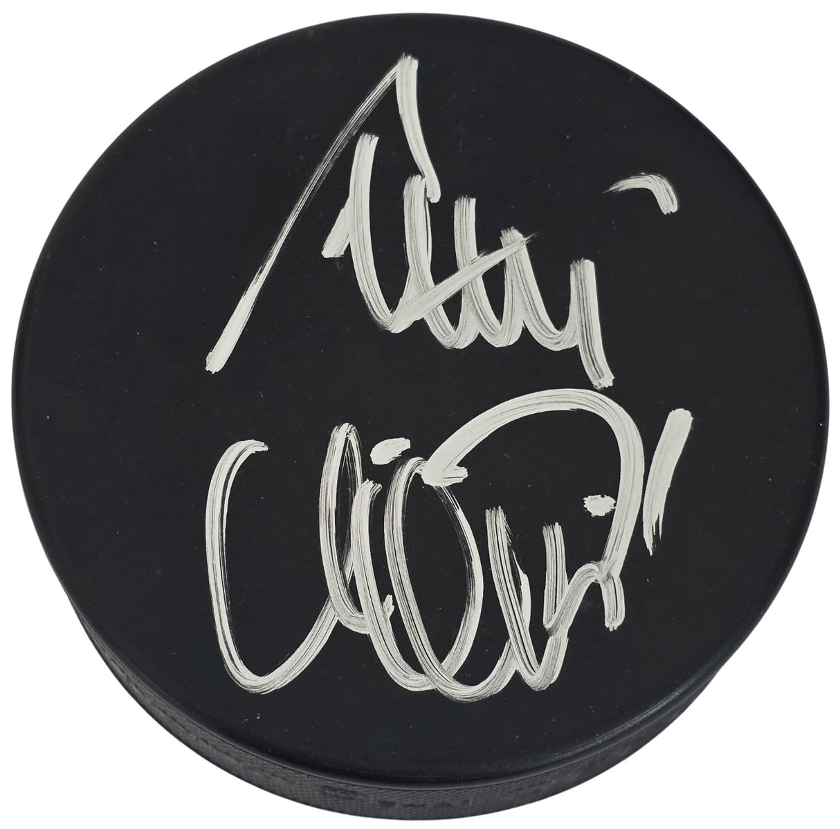 Antti Niemi Signed Hockey Puck COA Proof Autographed Canadiens Blackhawks Sharks