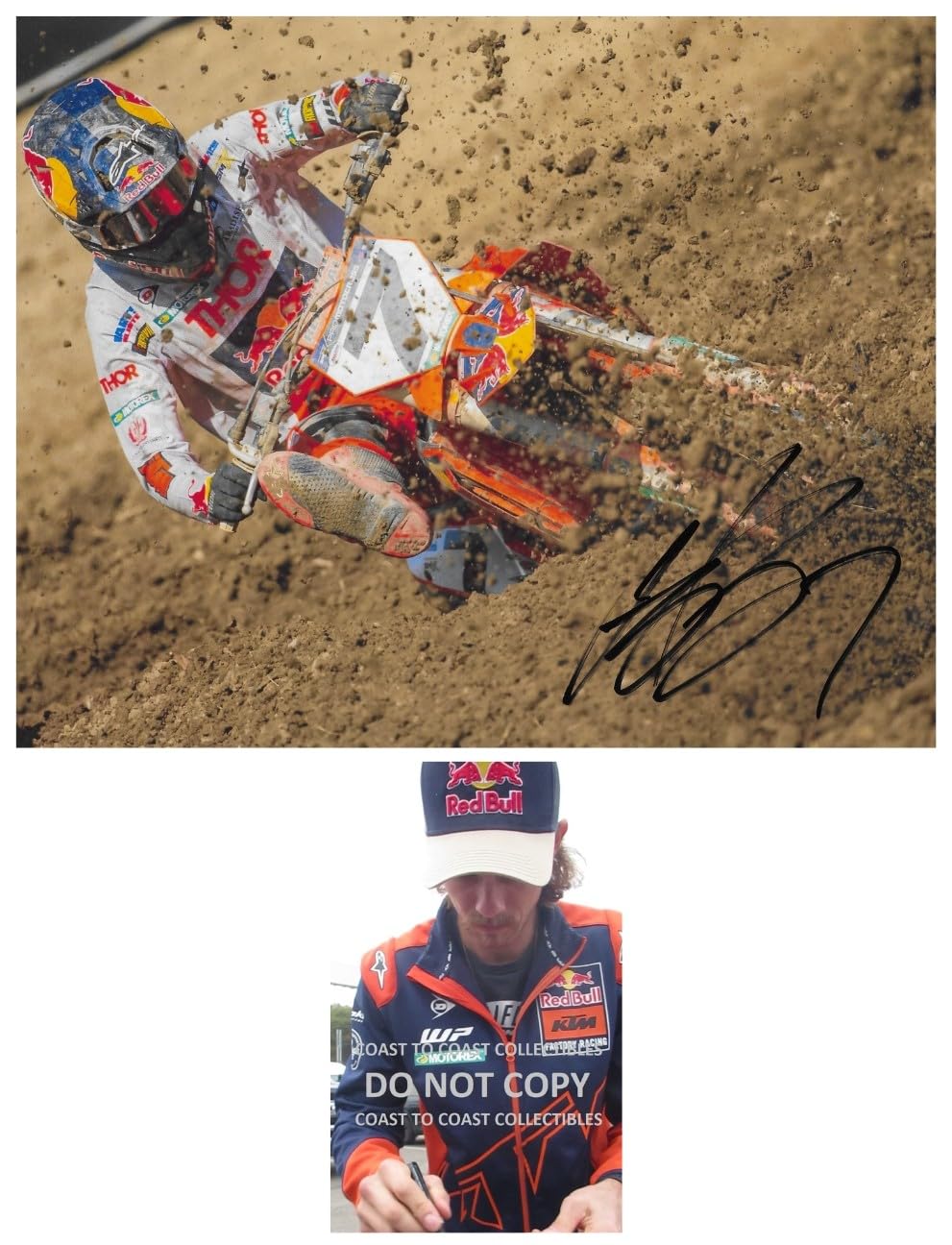 Aaron Plessinger Signed 8x10 Photo COA Proof Autographed Supercross Motocross Rider,.
