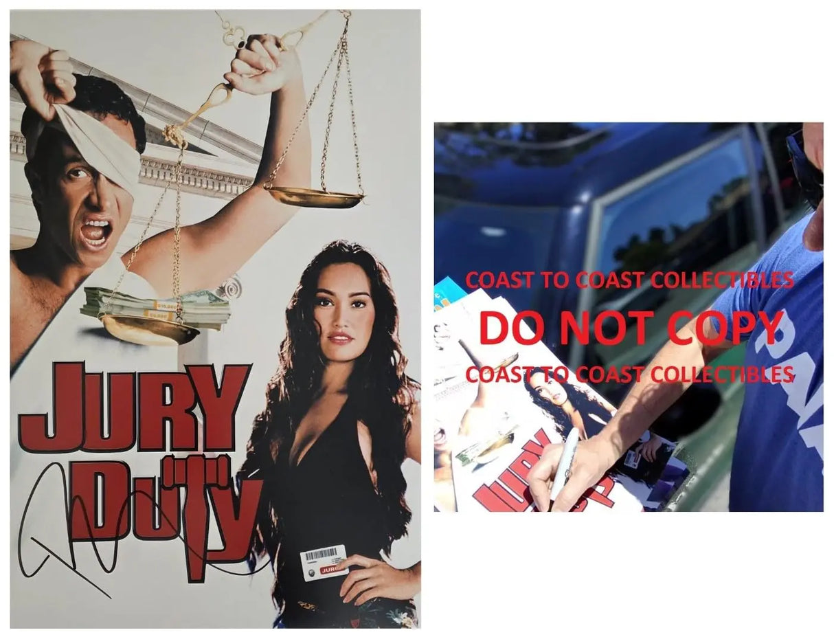 Pauly Shore Signed Jury Duty 12x18 Photo COA Exact Proof Autographed Poster Star