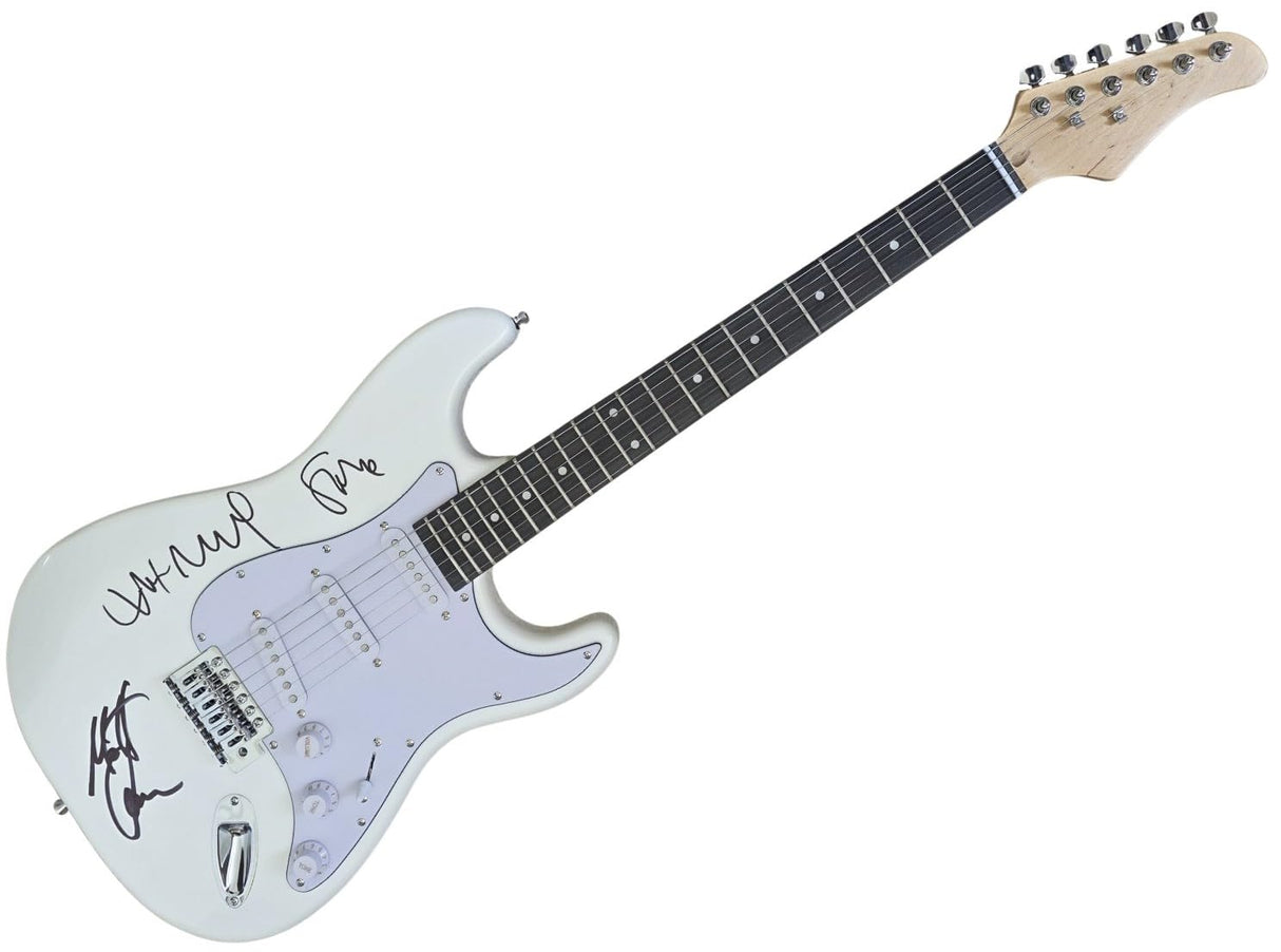 Pearl Jam Band Signed Full Size Electric Guitar COA Exact Proof Autographed