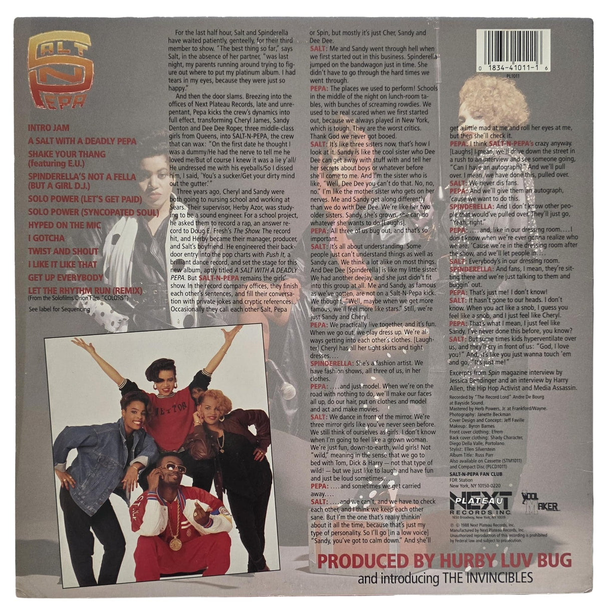 Salt - N - Pepa Signed Deadly Album COA Exact Proof Autographed Vinyl Record