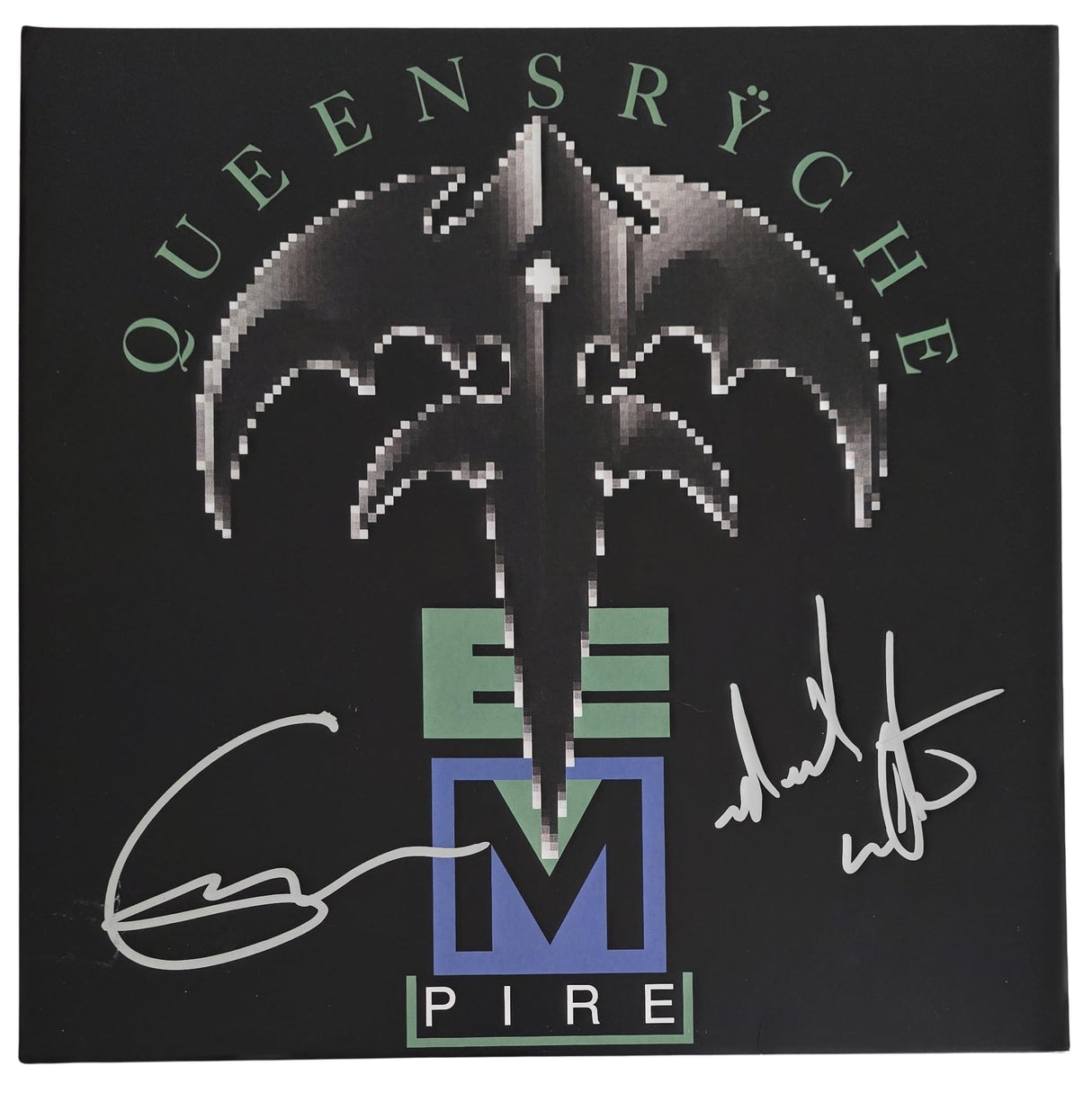 Geoff Tate Signed Queensryche Empire Album COA Proof Autographed Vinyl Record Michael Wilton