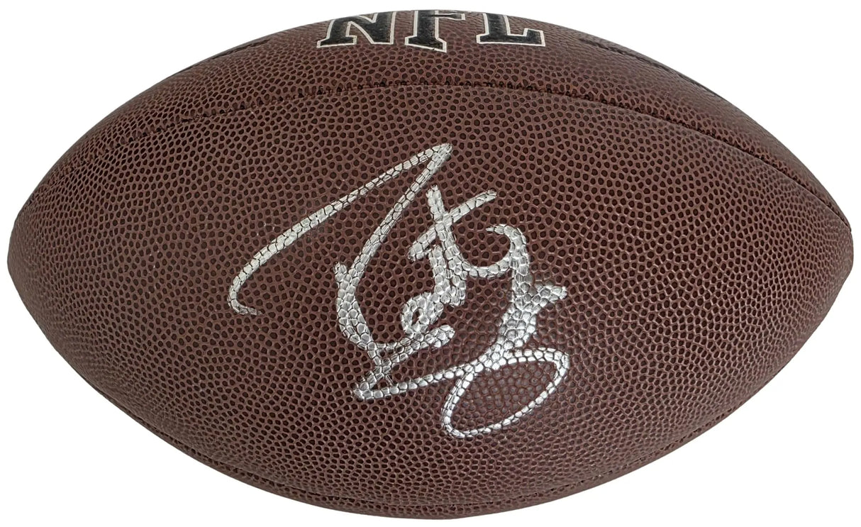 Robert Smith Signed Football Proof Beckett COA Autographed Minnesota Vikings Ohio State