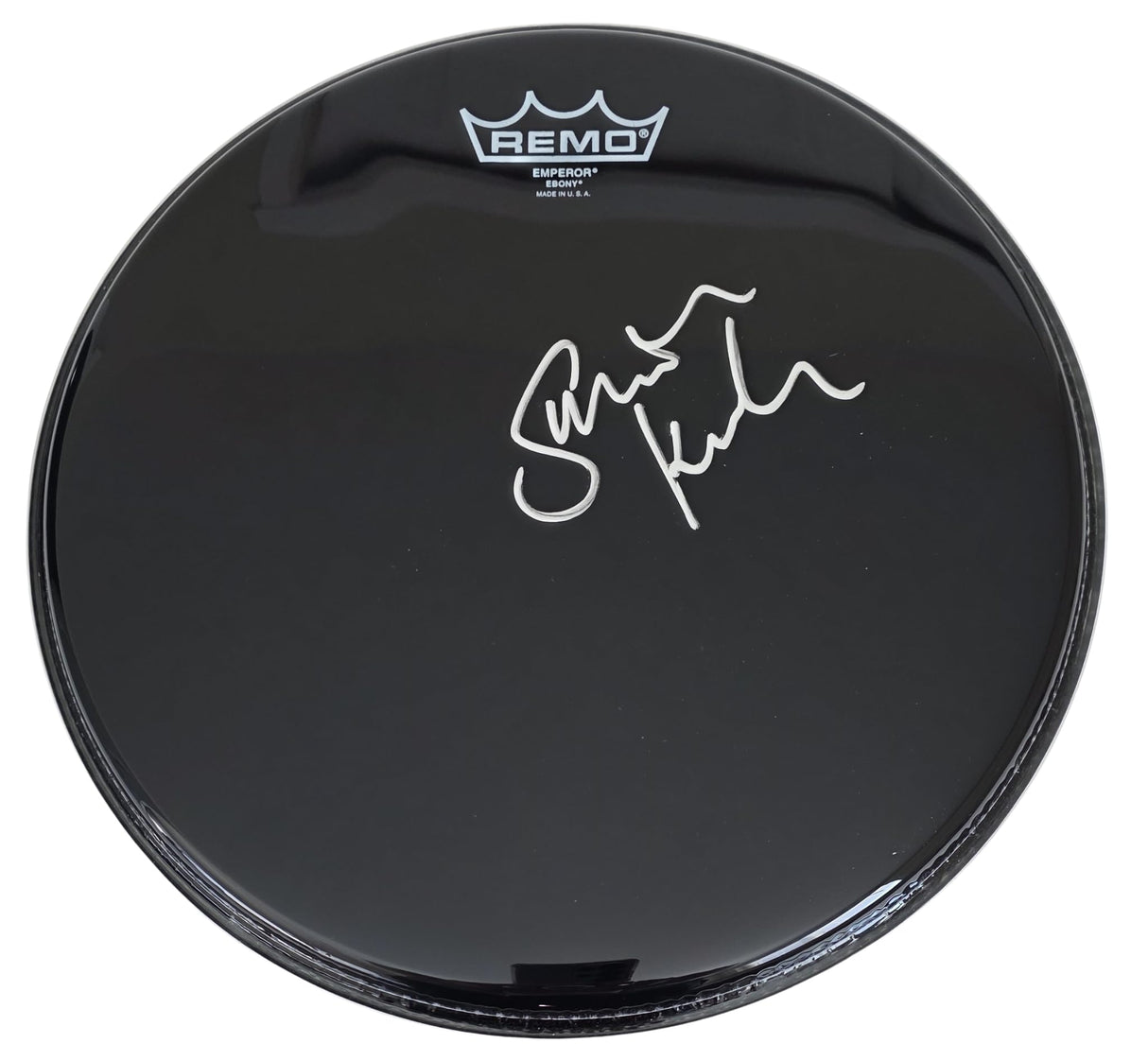 Simon Kirke Signed 12'' Remo Drumhead COA Exact Proof Autographed Bad Company