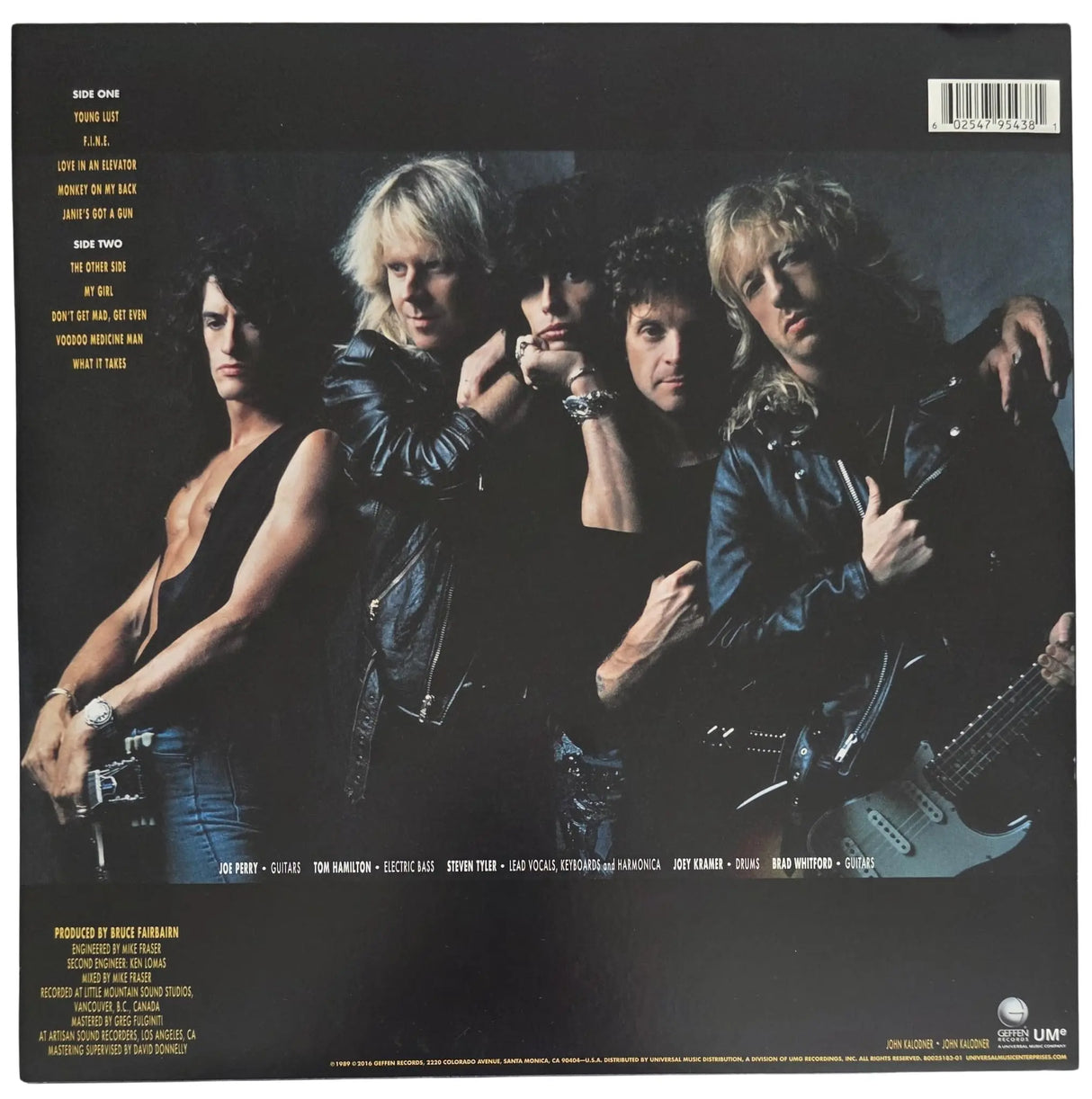 Steven Tyler Signed Aerosmith Pump Album COA Proof Autographed Vinyl Record