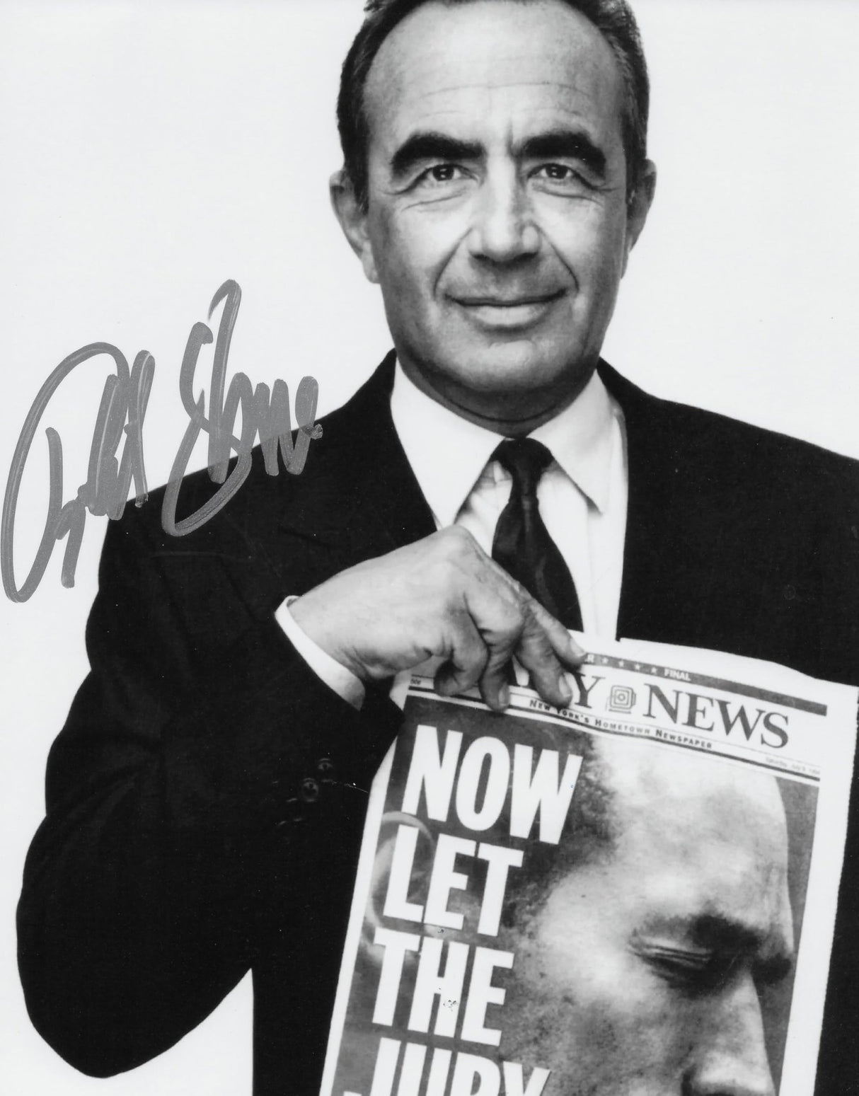 Robert Shapiro Signed 8x10 Photo COA Proof Autographed Defense Lawyer OJ Simpson
