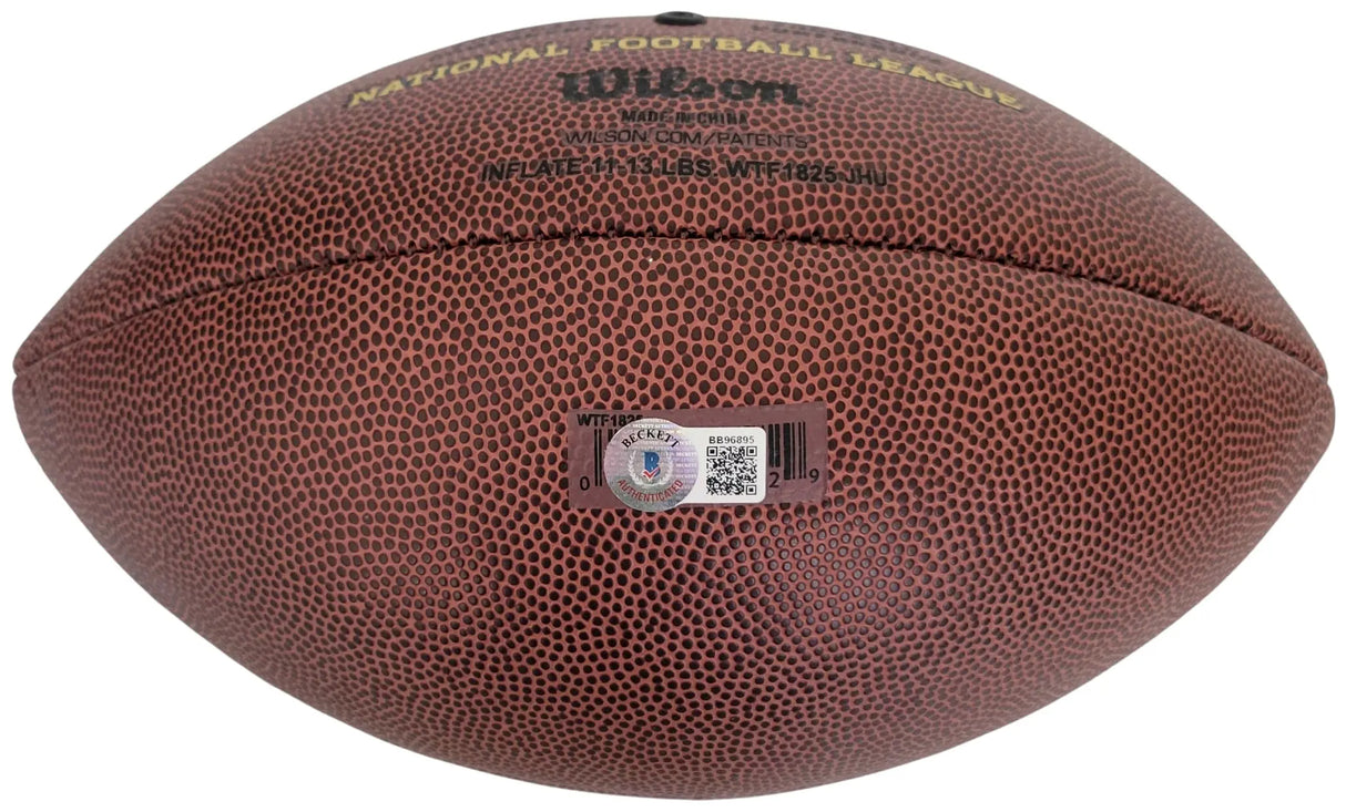 Desean Jackson Signed Football Proof Beckett COA Autographed Vegas Raiders Eagles Bucs